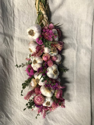 Floral Garlic Braid Season